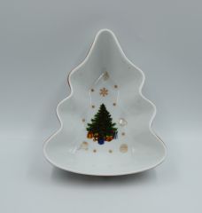 CICHA NOC patera choinka głęboka 19,5 cm
