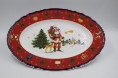 CICHA NOC półmisek owalny 32 cm red