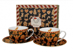 2 Filiżanki ze spodkami GINGERBREAD NAVY  2 Filiżanki ze spodkami GINGERBREAD NAVY