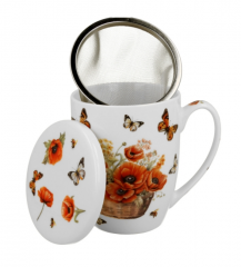 Kubek z zaparzaczem Kosze Kwiatów MAKI