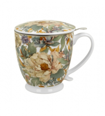 Zaparzacz na stopce PEONY WHITE